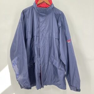Vintage Y2K Craft Scandinavia Windbreaker Vented Hood Waterproof Lined Fish Golf